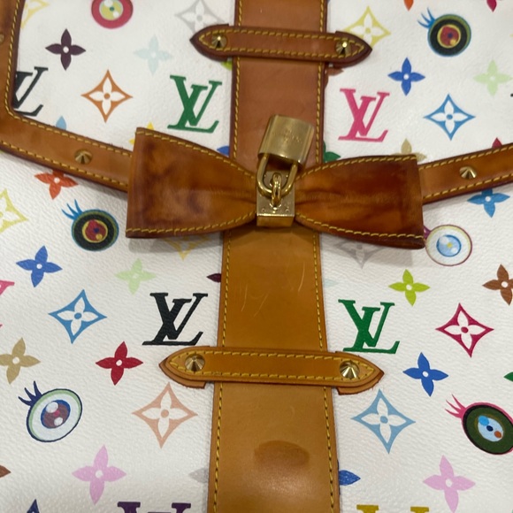 Louis Vuitton Eye love You Retro Sac multicolor. Leather white - Picture 2 of 15